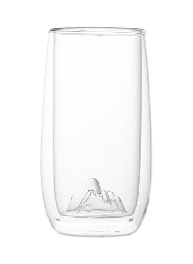 Shuer Glass Double Layer Round Body Cup Clear - Image 1