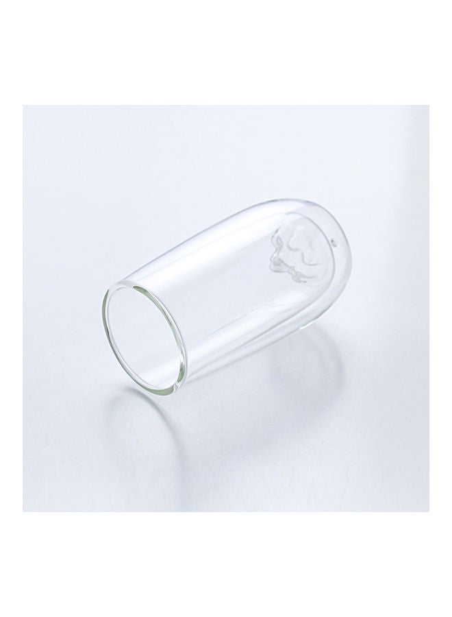 Shuer Glass Double Layer Round Body Cup Clear - Image 3