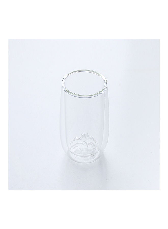 Shuer Glass Double Layer Round Body Cup Clear - Image 4