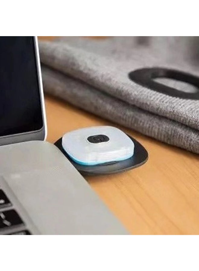 قبعة محاكة مع 4 أضواء LED أزرق - Image 3