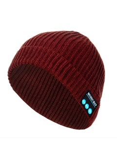 Music Knitted Cocky Hat Brown