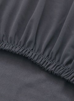 Sharpdo One-Piece Plain Stretch Chair Cover Black  - Image 4