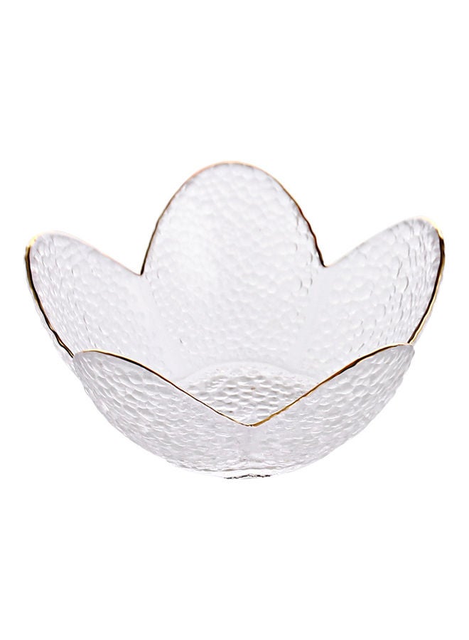 Shuer Gold Drawing Glass Plate For Unicorn Lotus Clear 16.5 X 16.5 X 7.5cm  - Image 2