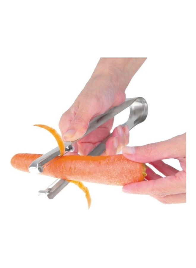 Ipac Double Blade Vegetable Peeler Silver - Image 3