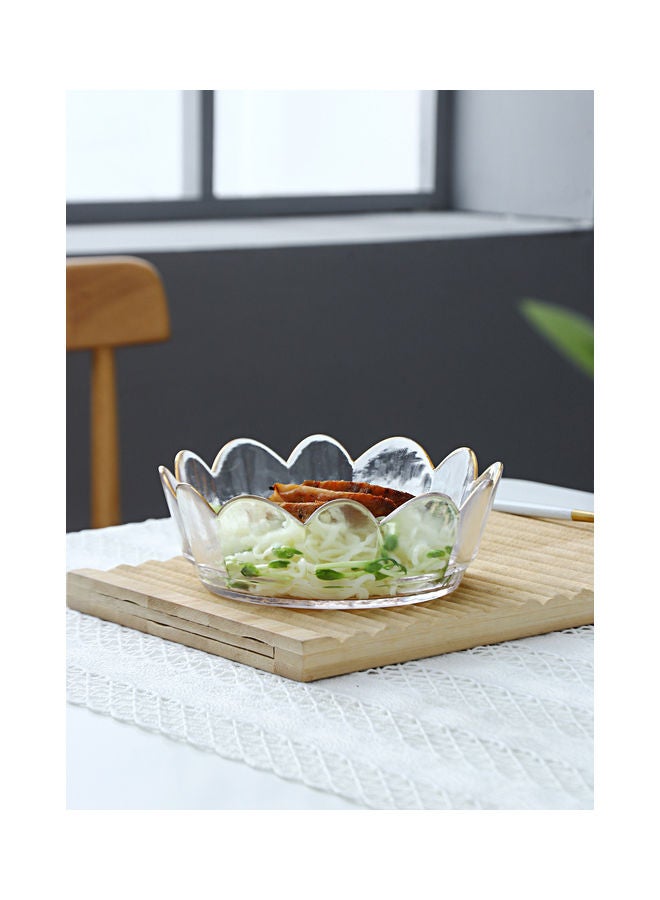 Shuer Crown Shape Deep Bowl Clear 15 X 15 X 5.2cm - Image 2