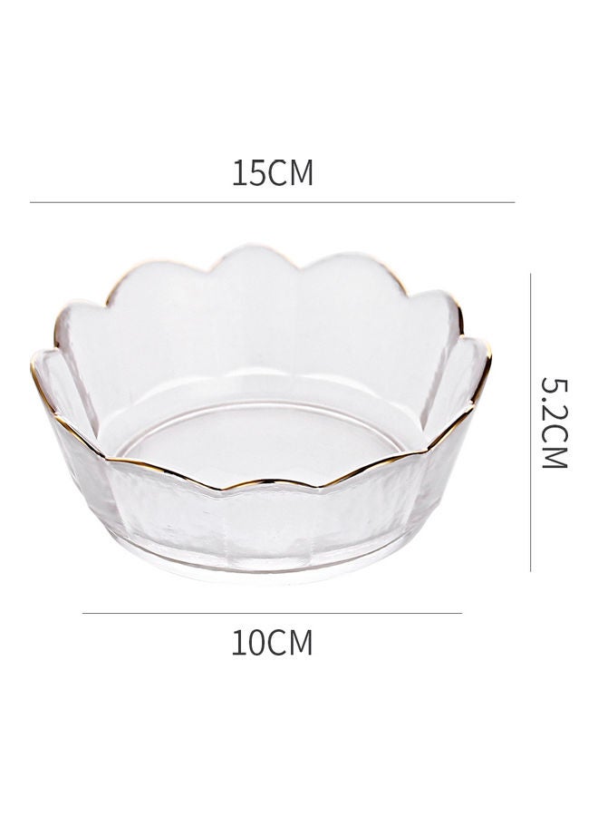 Shuer Crown Shape Deep Bowl Clear 15 X 15 X 5.2cm - Image 4