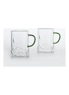 Shuer 2-Piece Glass Embossed Lotus Cup Clear  - Image 3