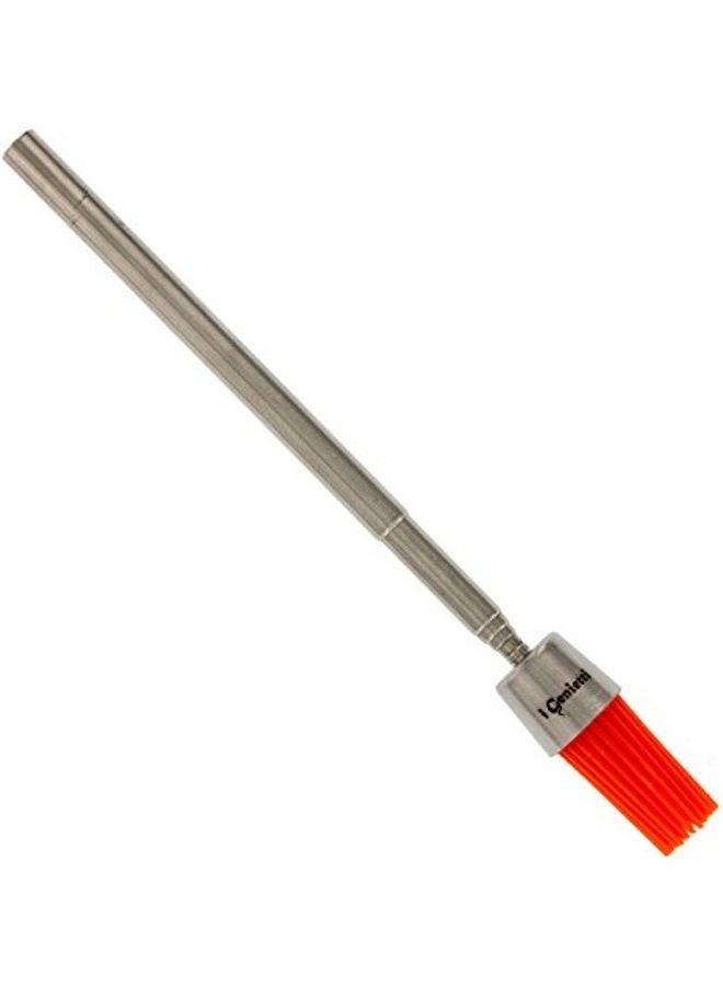Ipac Barbecue Telescopic Brush Silver/Red - Image 1
