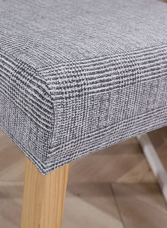 Sharpdo One-Piece Stretch Chair Cover Grey  - Image 4