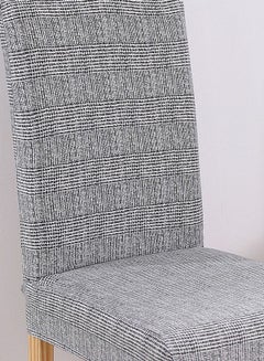 Sharpdo One-Piece Stretch Chair Cover Grey  - Image 5