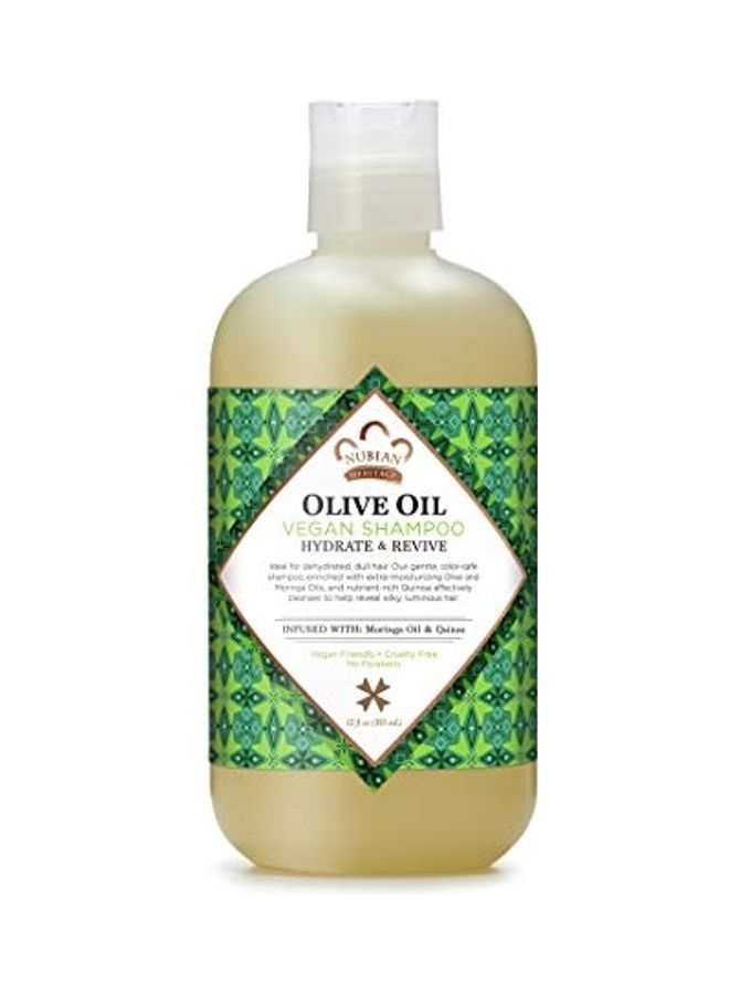 Nubian Heritage - Olive Oil Vegan Shampoo Clear 355ml - Image 1