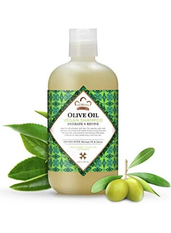 Nubian Heritage - Olive Oil Vegan Shampoo Clear 355ml - Image 1