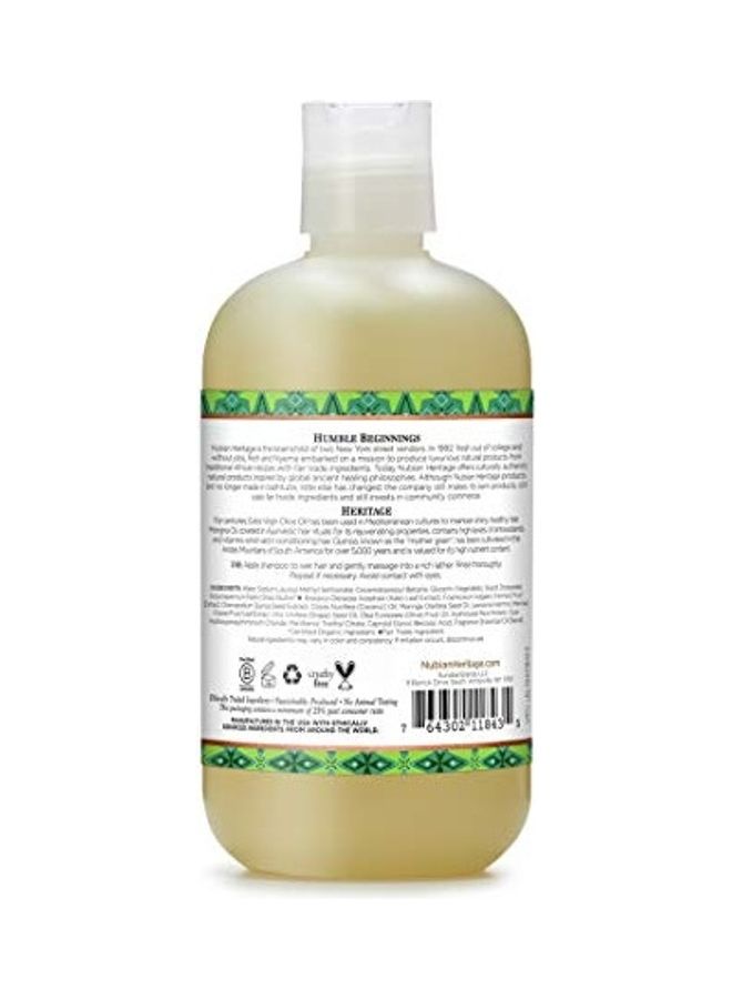 Nubian Heritage - Olive Oil Vegan Shampoo Clear 355ml - Image 1