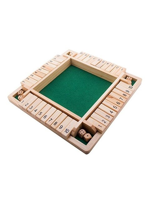 Shut The Box Board Game 4 Players