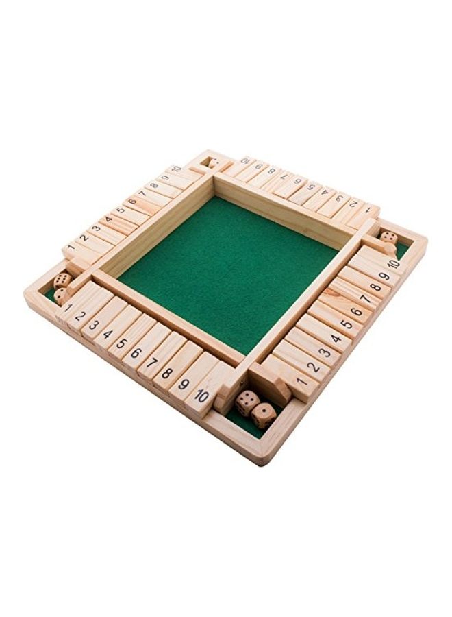 Shut The Box Board Game 4 Players - Image 1