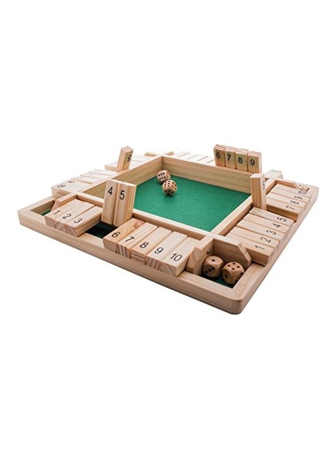 Shut The Box Board Game 4 Players - Image 2