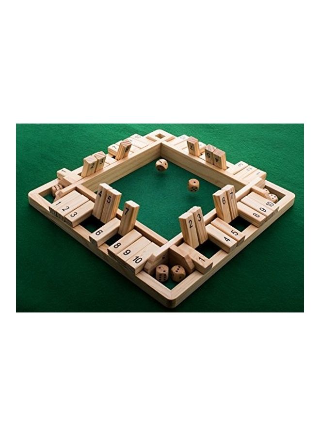 Shut The Box Board Game 4 Players - Image 3