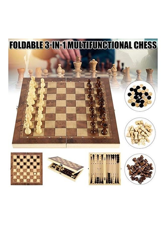 Wooden Chess Board Game Set - Image 4