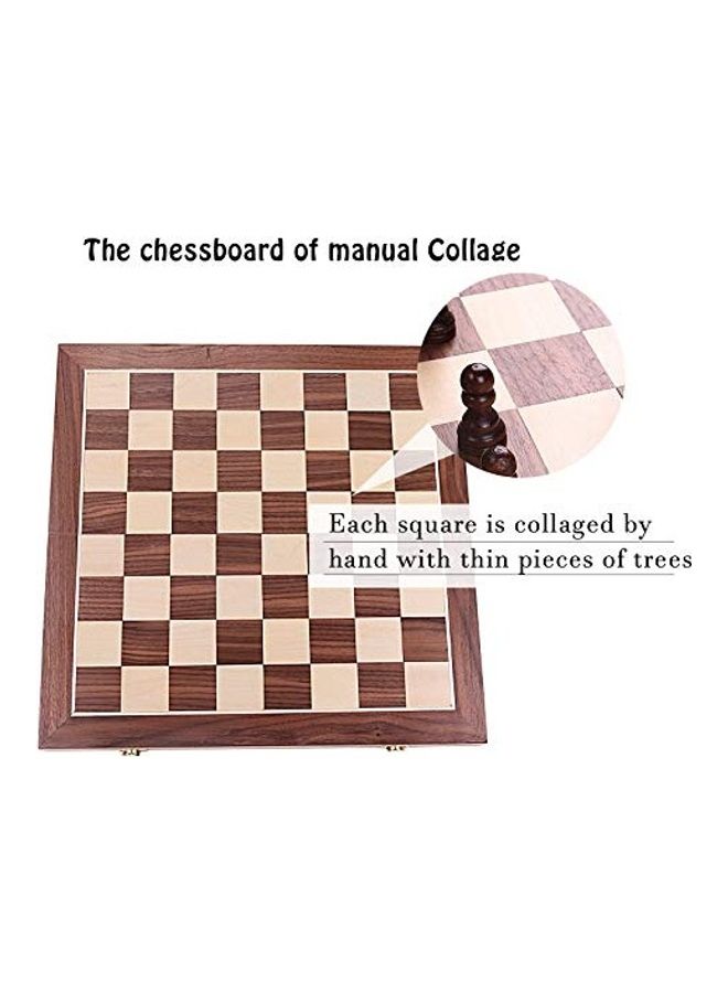 Wooden Magnetic Chess Set - Image 2