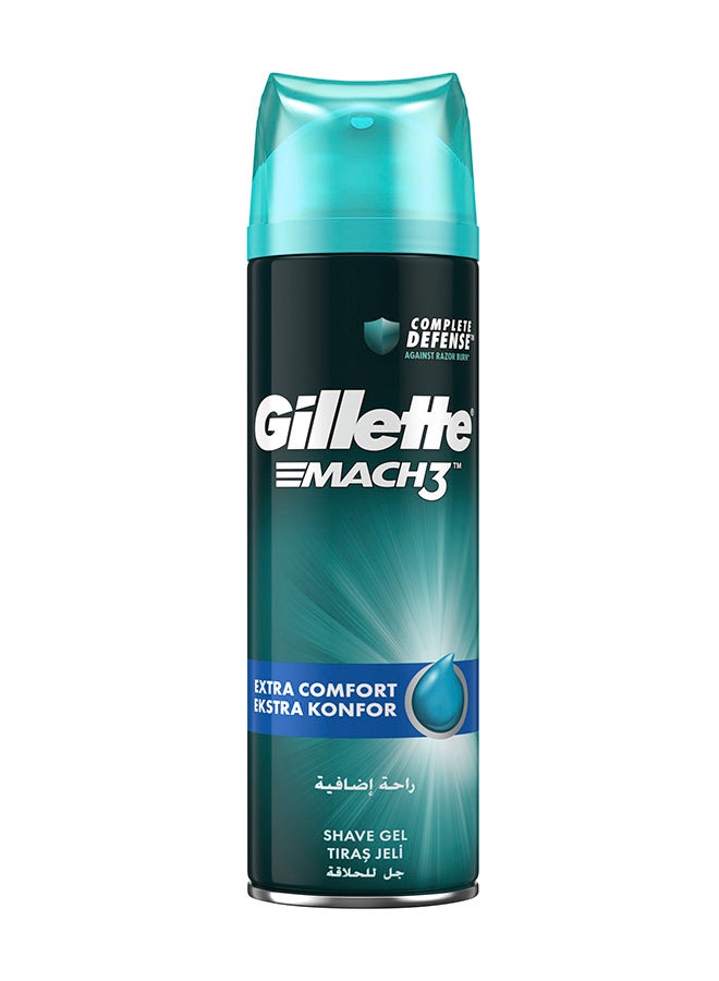 Gillette Mach 3 Irritation Defense Shaving Gel 200ml - Image 2