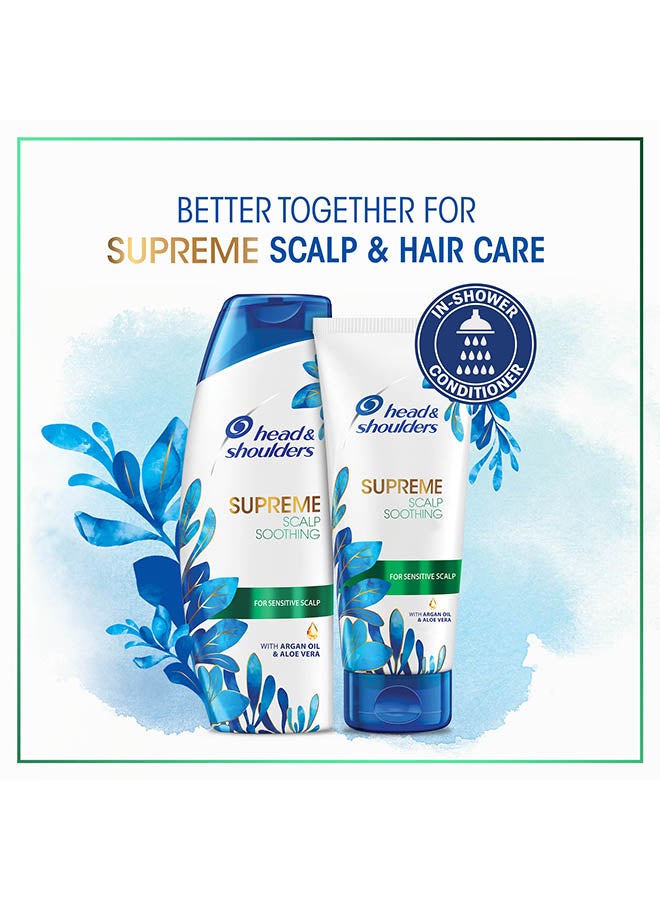 Head & Shoulders - Supreme, Anti-Dandruff Shampoo With Argan Oil  And Aloe Vera, For Sensitive Scalp Soothing 200ml - Image 1