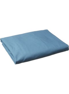 ماركة غير محددة شرشف سرير بحواف مطاطية قطن أزرق 120x200سم  - Image 1