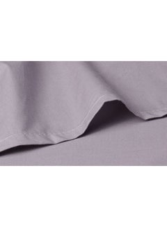 ماركة غير محددة شرشف سرير بحواف مطاطية قطن رمادي 120x200سم  - Image 2
