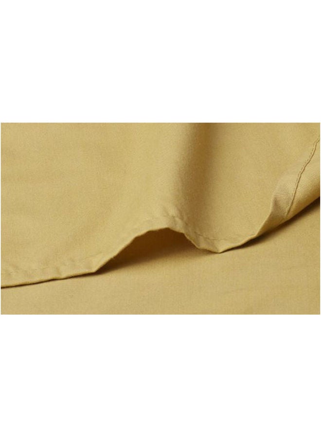 Fitting Bed Sheet Cotton Dark Beige 160x200cm - Image 2
