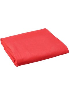 ماركة غير محددة شرشف سرير بحواف مطاطية قطن أحمر 160x200سم  - Image 1