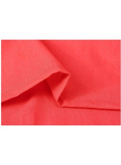 ماركة غير محددة شرشف سرير بحواف مطاطية قطن أحمر 160x200سم  - Image 2