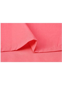ماركة غير محددة شرشف سرير بحواف مطاطية قطن وردي 160x200سم  - Image 2