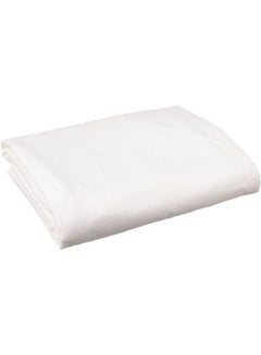 ماركة غير محددة شرشف سرير بحواف مطاطية قطن أبيض 180x200سم  - Image 1
