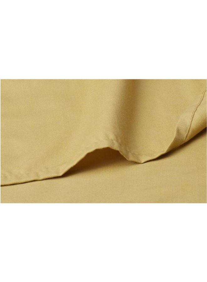 Fitting Bed Sheet Cotton Dark Beige 180x200cm - Image 2