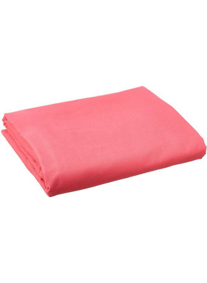 Fitting Bed Sheet Cotton Pink 180x200cm - Image 1