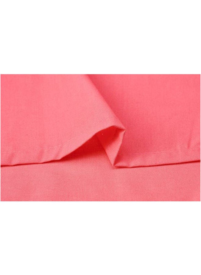 Fitting Bed Sheet Cotton Pink 180x200cm - Image 2