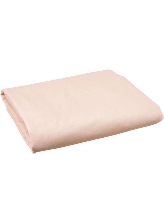 Fitting Bed Sheet Cotton Beige 200x200cm - Image 1