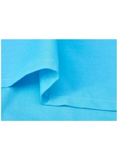 ماركة غير محددة شرشف سرير بحواف مطاطية قطن فيروزي 200x200سم  - Image 2