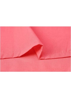 ماركة غير محددة شرشف سرير بحواف مطاطية قطن وردي 200x200سم  - Image 2