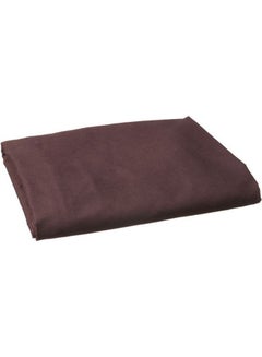 ماركة غير محددة شرشف سرير بحواف مطاطية قطن بني 200x200سم  - Image 1