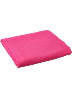 ماركة غير محددة شرشف سرير بحواف مطاطية قطن وردي 100X200سم  - Image 1