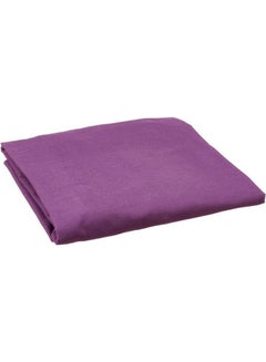 ماركة غير محددة شرشف سرير بحواف مطاطية قطن قرمزي داكن 100x200سم  - Image 1
