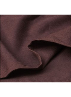 ماركة غير محددة شرشف سرير بحواف مطاطية قطن بني 100x200سم  - Image 2