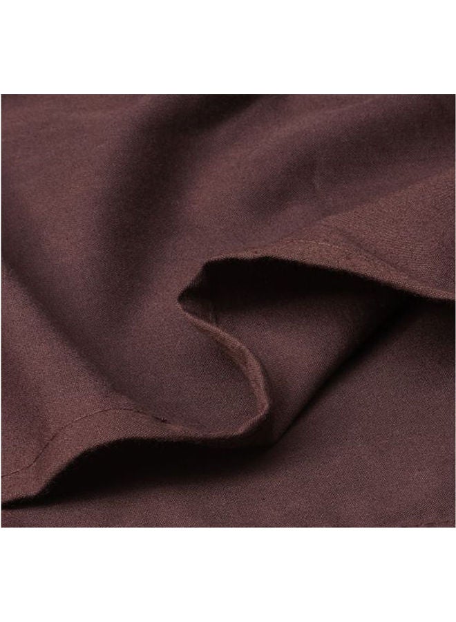 Fitting Bed Sheet Cotton Brown 100x200cm - Image 2