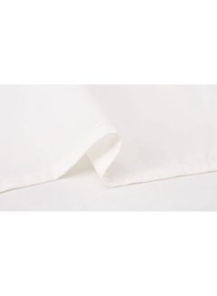 ماركة غير محددة شرشف سرير بحواف مطاطية قطن أبيض 120x200سم  - Image 2