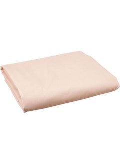 ماركة غير محددة شرشف سرير بحواف مطاطية قطن بيج 120x200سم  - Image 1