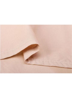 ماركة غير محددة شرشف سرير بحواف مطاطية قطن بيج 120x200سم  - Image 2