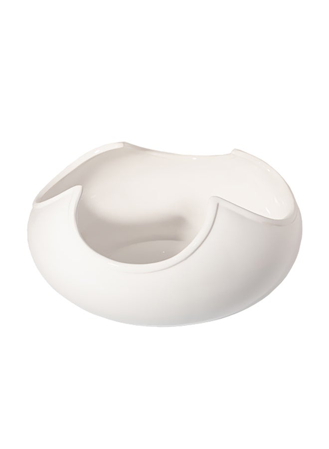 Large Service Bowl White