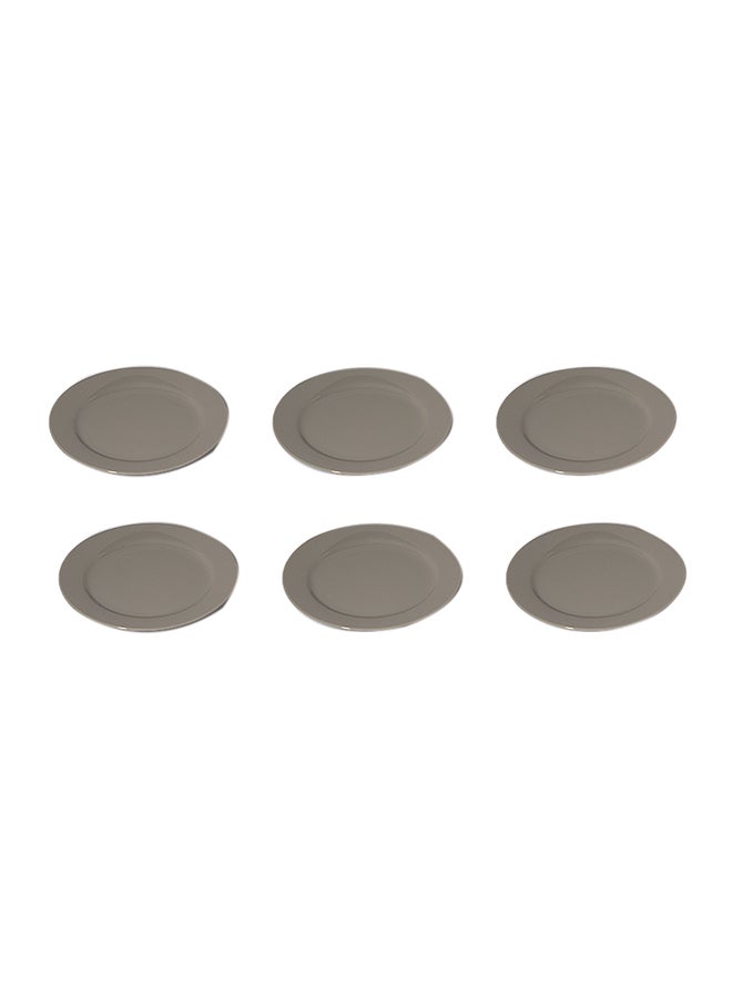 دانيا طقم أطباق مؤلف من 6 قطع رمادي 27سم - Image 1