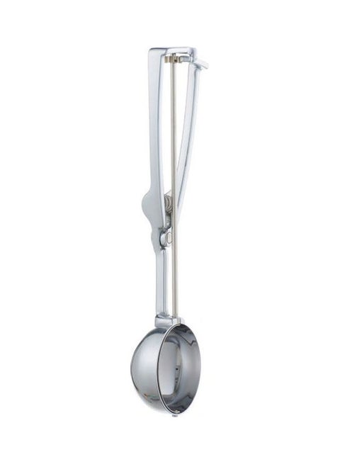 Lux Ice Cream Dipper And Food Server- Size 12 Silver 12cm