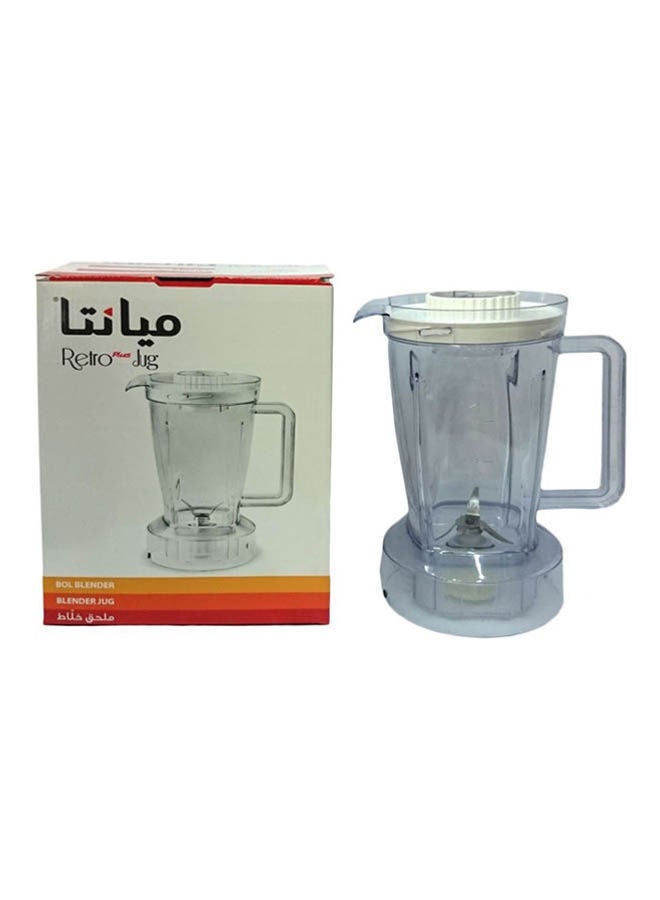 ميانتا قطع غيار لوعاء خلاط Bl-721 أبيض - شفاف 
